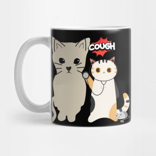 cat coughing Mug